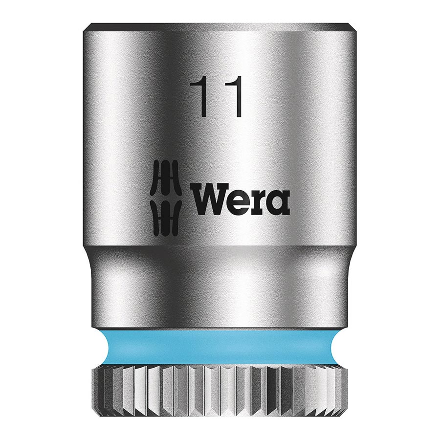 Sockets and Bits Wera Wera 8790 HMA Zyklop 1/4 Drive 11.0mm Socket Gray
