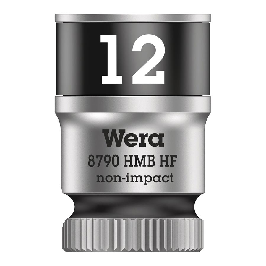 Ratchets and Bits Wera Wera 8790 HMB HF Zyklop 3/8" - Socket 12mm Light Slate Gray