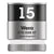 Sockets and Bits Wera Wera 8790 HMB HF Zyklop 3/8 Drive 15.0mm Socket with HF Gray