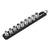 Ratchets and Bits Wera Wera Belt B 4 Zyklop socket set - 3/8" drive 9 pieces Dark Slate Gray