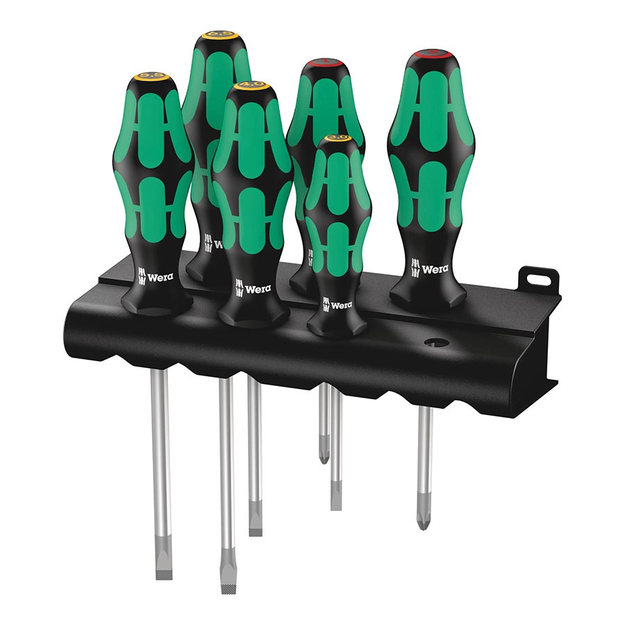 Screwdrivers Wera Wera 334/6 Rack Screwdriver Set - Kraftform Plus Lasertip and Rack Dark Slate Gray