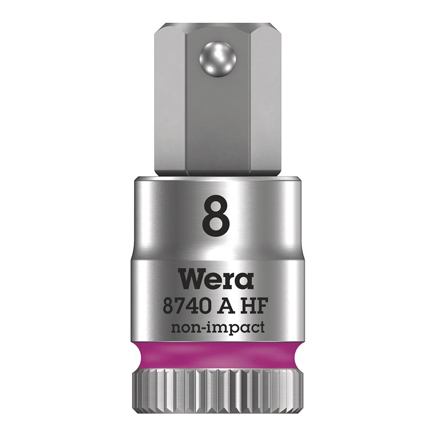 Ratchets and Bits Wera Wera 8740 A HF Bit 1/4" - 8mm x 28mm Light Slate Gray