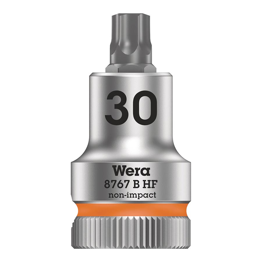 Sockets and Bits Wera Wera 8767B HF TORX Zyklop 3/8 Drive Torx 30 x 35mm with HF Light Slate Gray