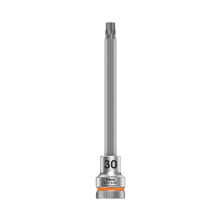 Sockets and Bits Wera Wera 8767B HF TORX Zyklop 3/8 Drive Torx 30 x 107mm with HF Dark Gray