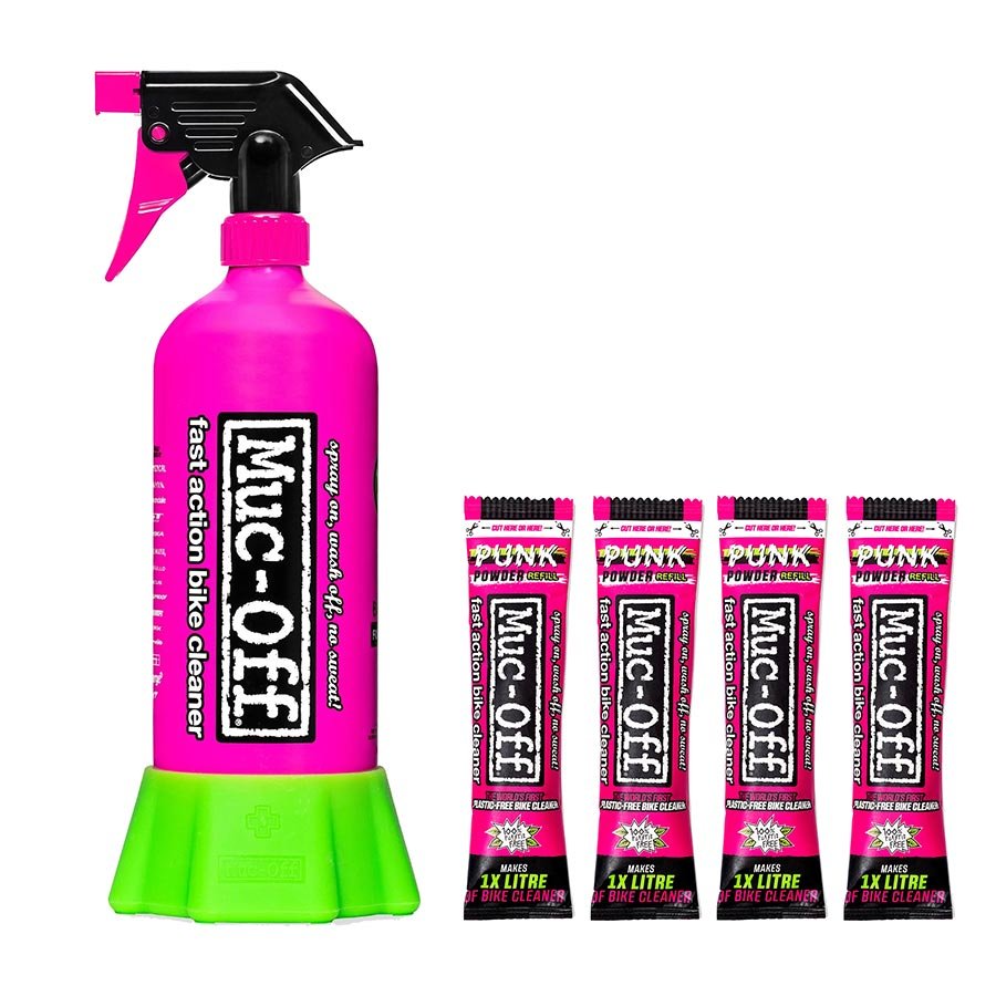 Degreaser / Cleaner Muc-Off Muc-Off Punk Powder - Bottle Bundle Black