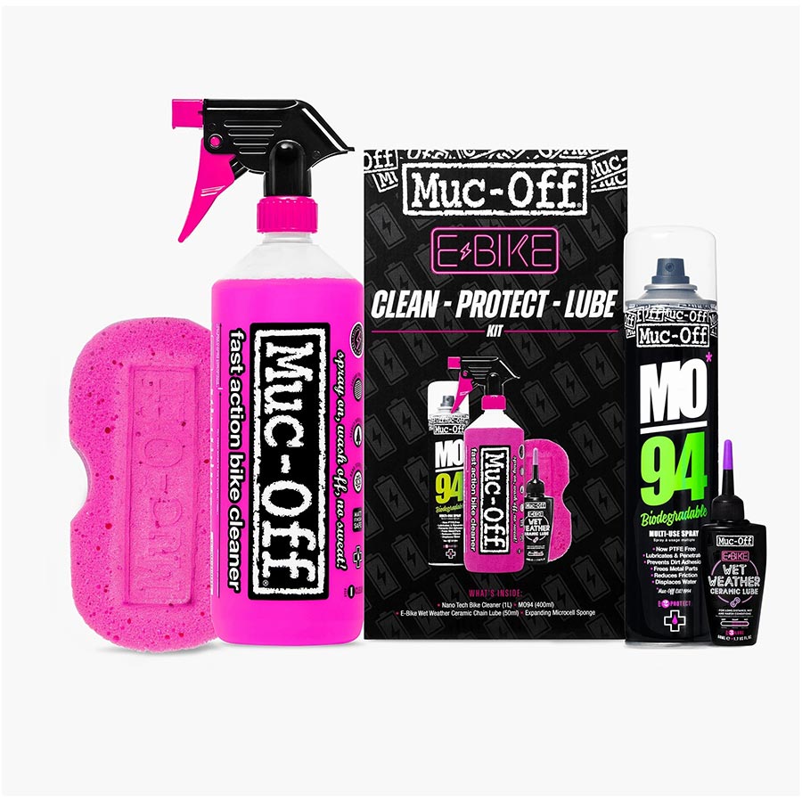 Degreaser / Cleaner Muc-Off Muc-Off Ebike Clean Protect Lube Kit White Smoke