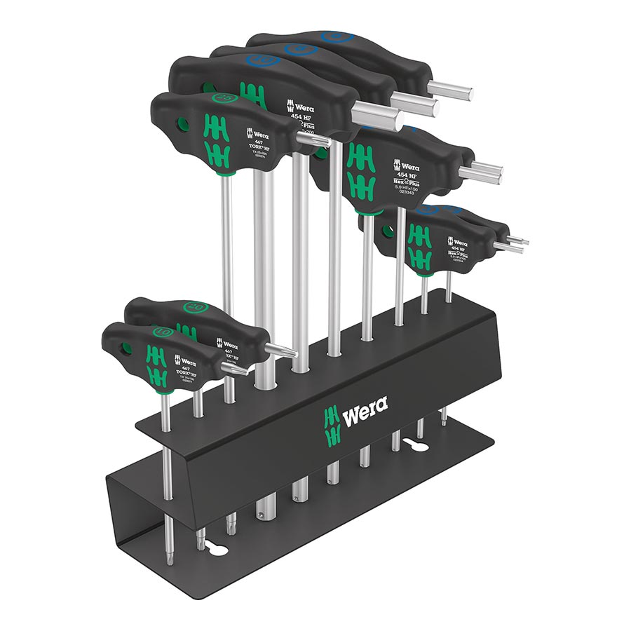 Tool Kit Wera Wera Bicycle Set 6 - HF T-Handle Hex Wrench Set Dark Slate Gray