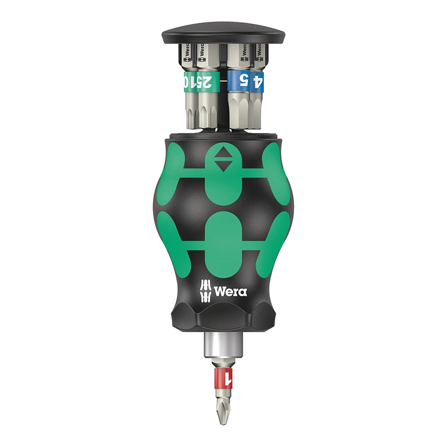 Screwdrivers Wera Wera Bicycle Set 11 - Stubby Bit Holder Screwdriver and Bits Tool Set Dark Slate Gray