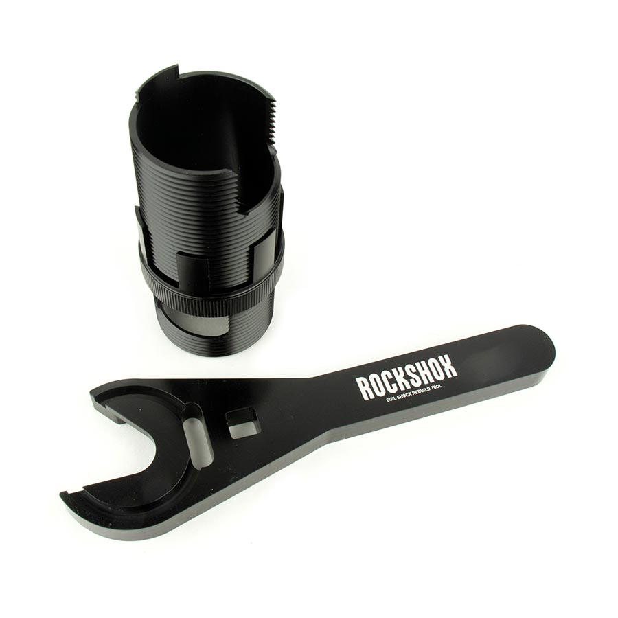Suspension Tools RockShox RockShox Rear Shock Spring Compressor Tool Counter Measure - Super Deluxe/Deluxe Coil B1+2023+ White Smoke