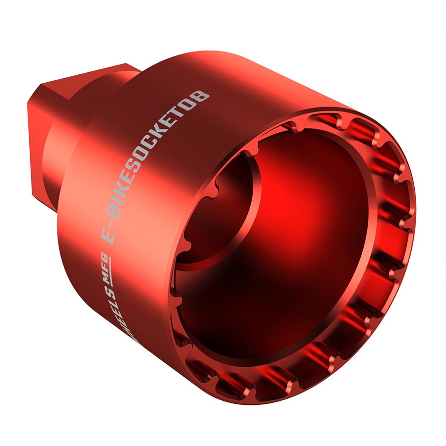 Ebike Tools Wheels Manufacturing Wheels Manufacturing Ebike Lockring Socket - Bafang Outer M33 Dark Red