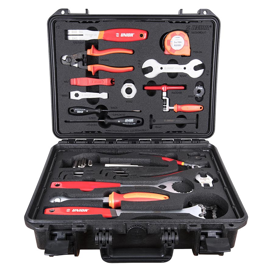 Tool Kit Unior Unior Pro Home Tool Kit 18 Red/Orange Dark Slate Gray