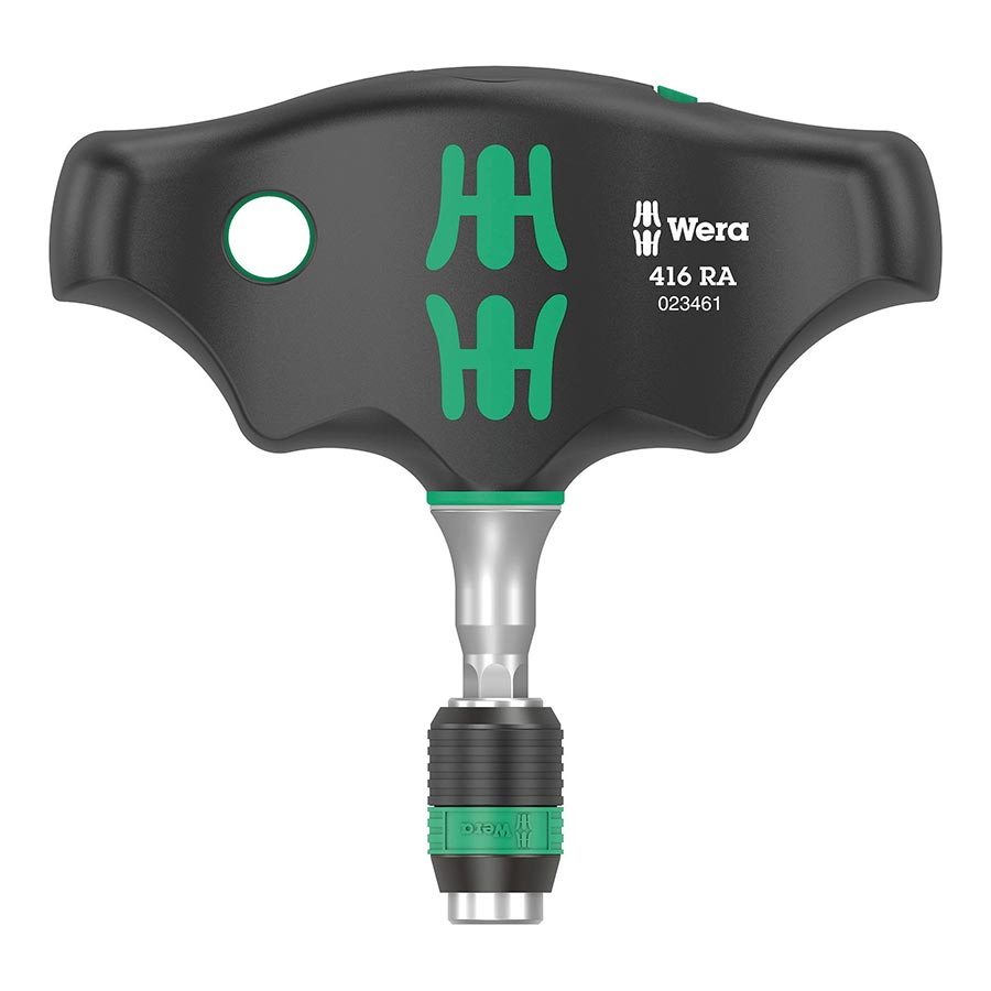 Screwdrivers Wera Wera 416 RA T-Handle Screwdriver - Ratchet Function Rapidaptor Quick-Release Chuck Dark Slate Gray