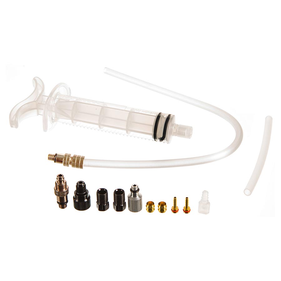 Brake Tools Tektro Tektro Basic Bleed Kit for 5.0mm Hydraulic Hose Antique White