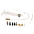 Brake Tools Tektro Tektro Basic Bleed Kit for 5.0mm Hydraulic Hose Antique White