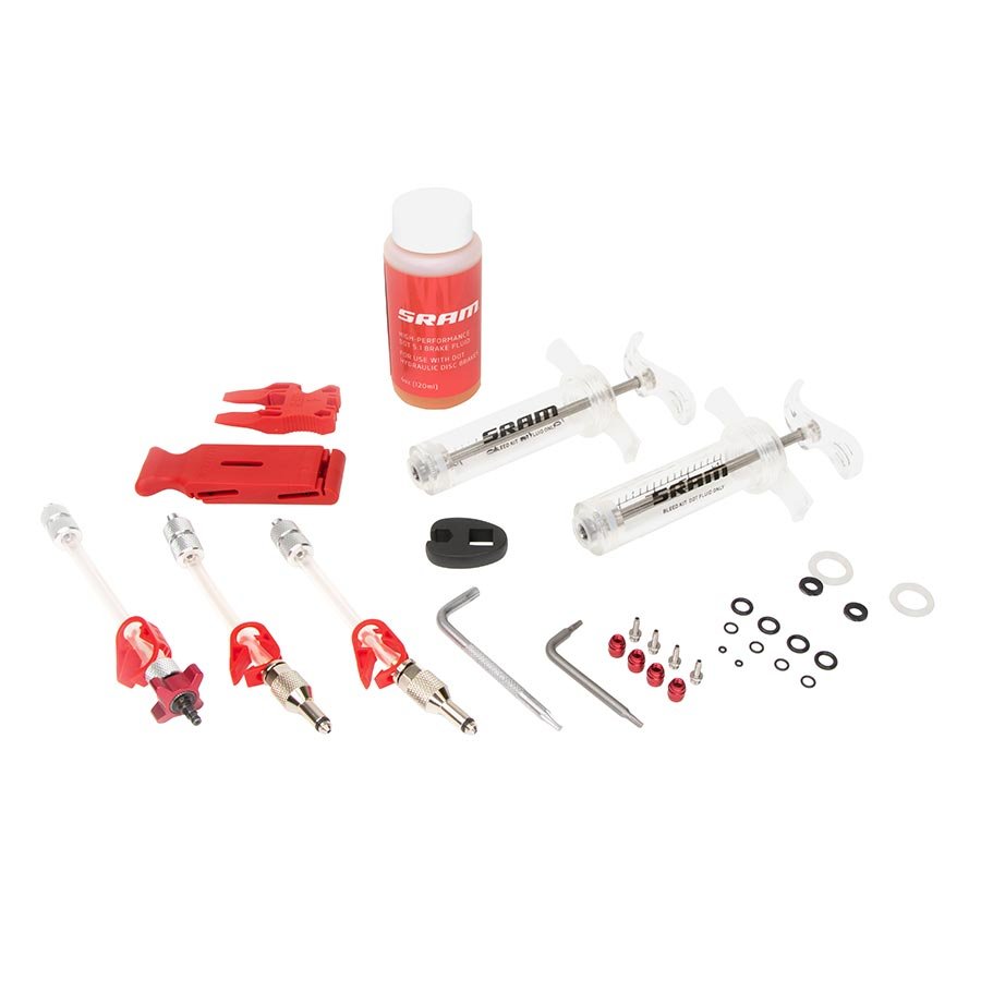 Brake Tools SRAM SRAM Pro DOT V2 Hydraulic Brake Bleed Kit - X0/ XX/ Guide/Level/Code/HydroRoad/G2 Beige