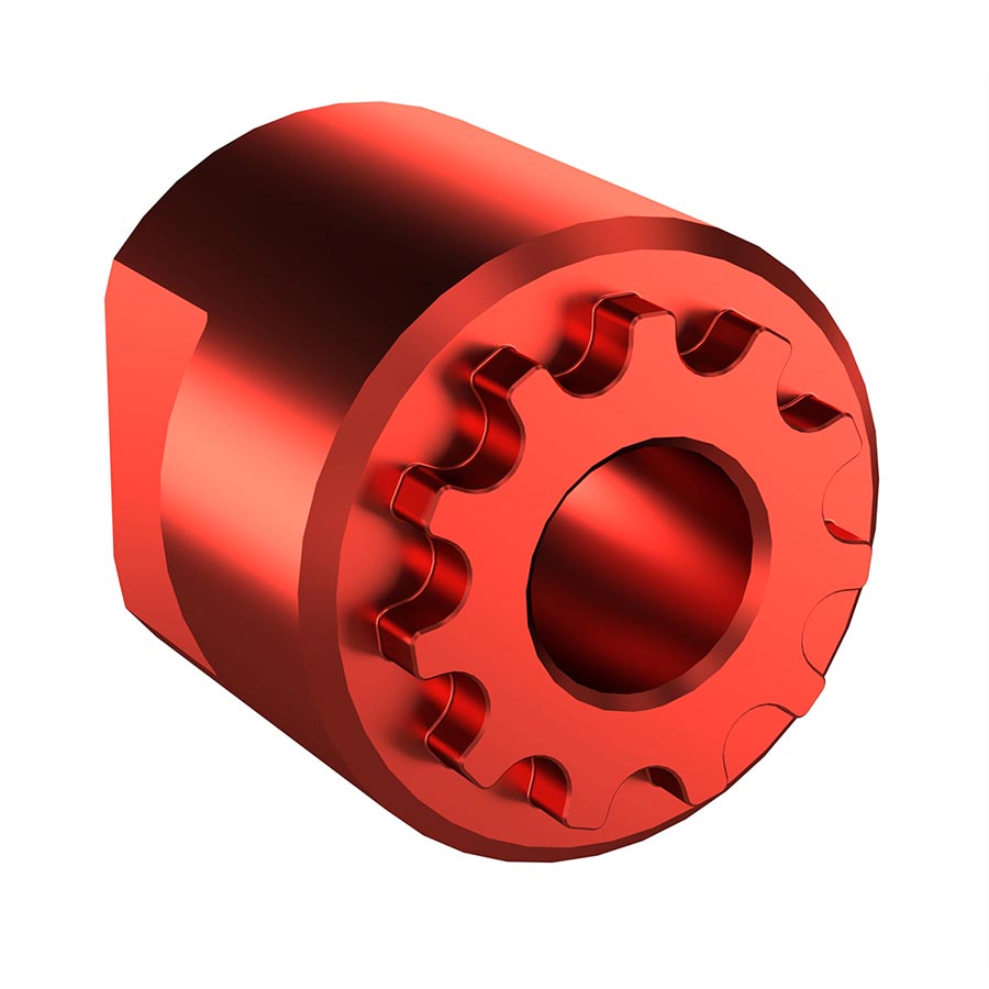 Crank Tools Wheels Manufacturing Wheels Manufacturing XTR Cap Driver Tomato