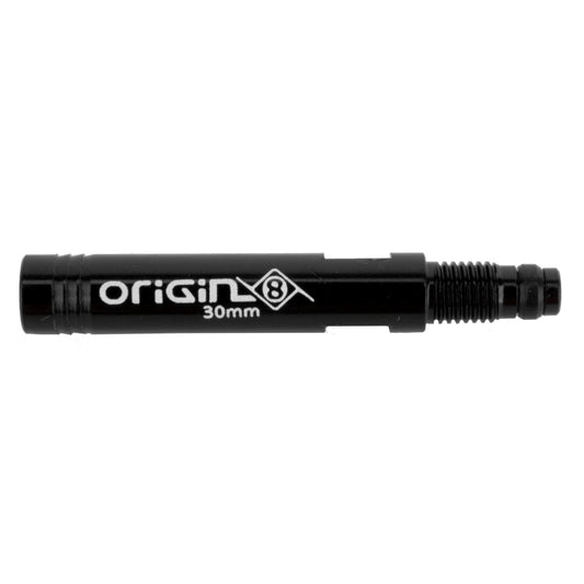 Valve Caps & Parts Origin8 Origin8 Integrated Valve Extender Integrated 30mm AL6061 Black Black