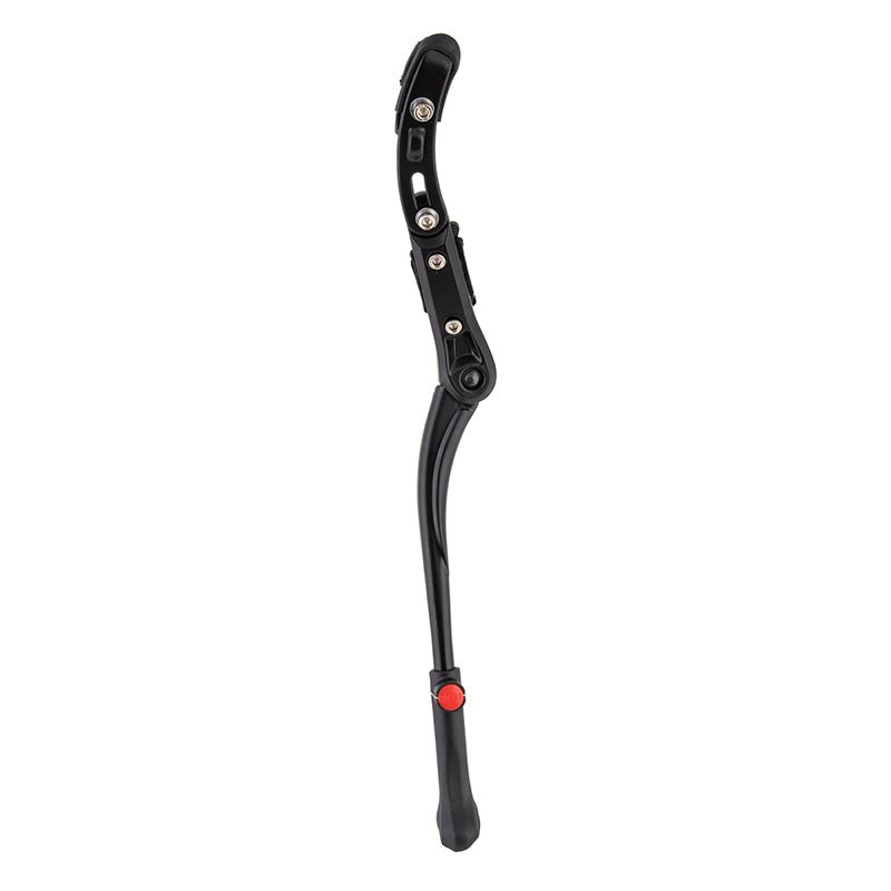 Kickstands Sunlite Sunlite Adjustable Rear Mount Kickstand Rear Disc compatible Adjustable Alloy Black Dark Slate Gray