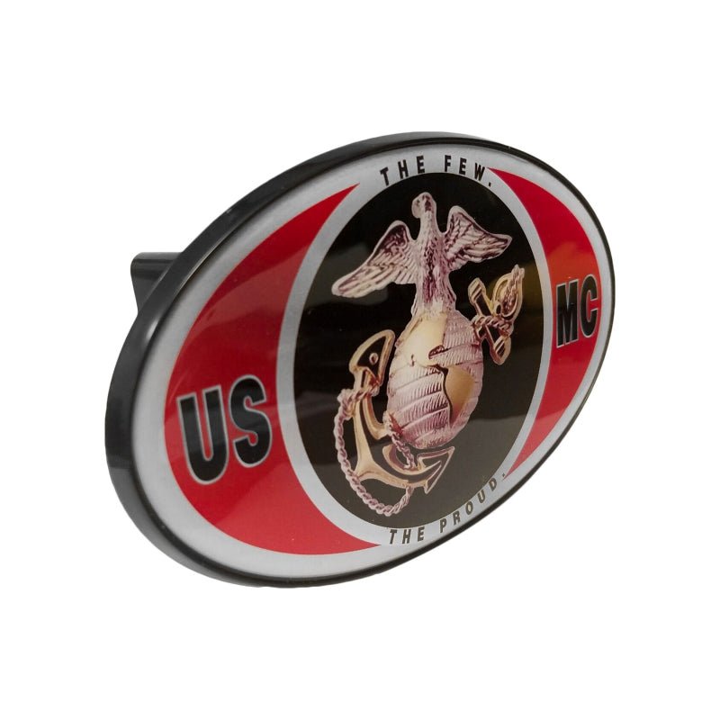 Auto Racks Trik topz Trik topz Hitch Cover  2` Marine Corps Dim Gray