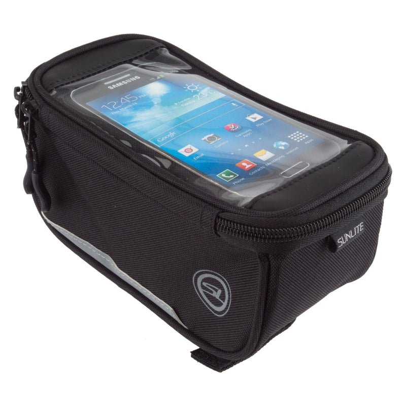 Cell phone Sunlite Sunlite Top Tube Phone Bento Velcro Straps 7.1x3.3x3.7` Black 100 c.i. Dark Slate Gray