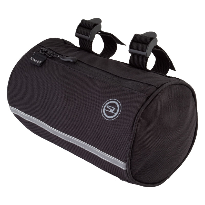 Bags Sunlite Sunlite Handlebar Roll Bag Velcro Straps 8.6x4.7x4.7` 150 c.i. Black Dark Slate Gray