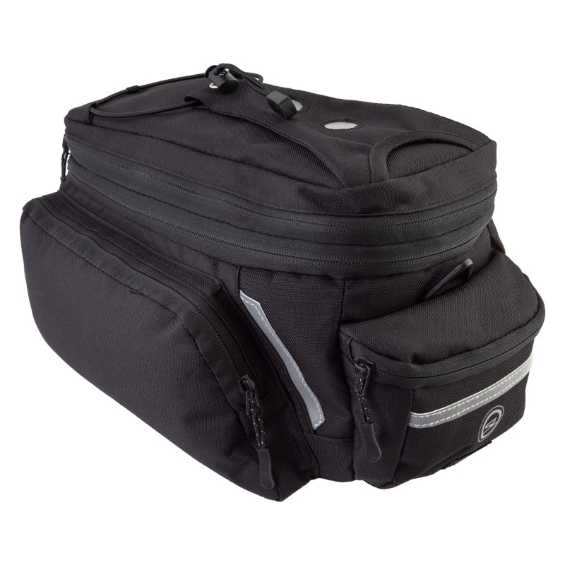 Bags Sunlite Sunlite RackPack Medium w/Side Pockets Bag Velcro Straps 12.6x5.5x6.7` 800 c.i. Black Dark Slate Gray