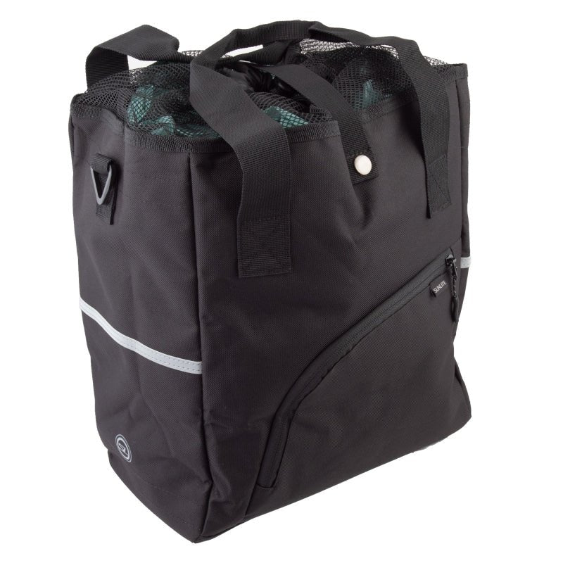 Bags Sunlite Sunlite Grocery Getter Pannier Bag Hook-On 11.8x7.1x13.8` 1100 c.i. Black Dark Slate Gray