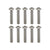 Hardware Sunlite Sunlite Stainless Steel Button Head Bolts M5 x 25 Bag of 10 Dark Gray