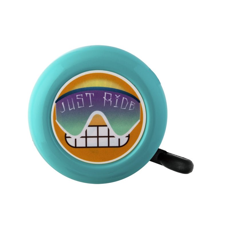 Bells & horns Sunlite Sunlite Emoji Bell Lever Just Ride Teal Cadet Blue