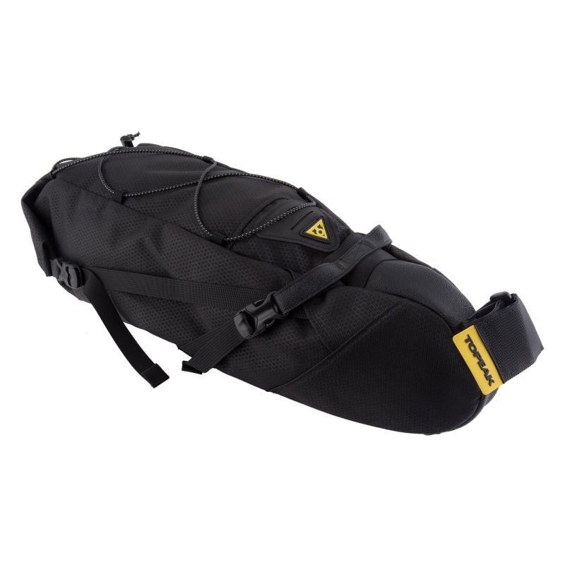 Seat Bag Topeak Topeak BackLoader Seat Post Mount Bag 10L Black Dark Slate Gray