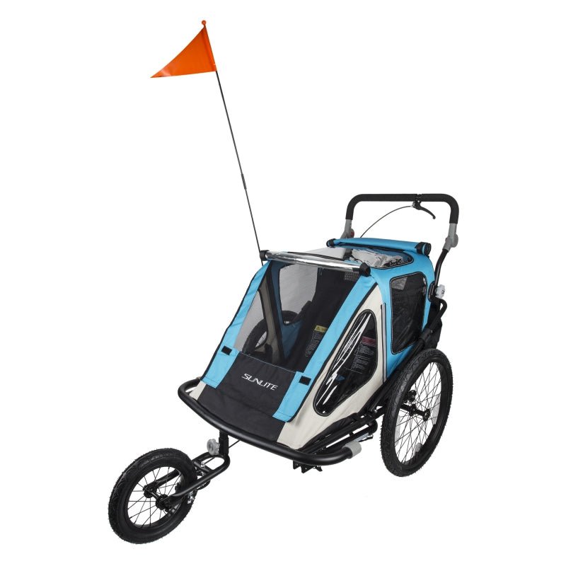 Trailers Sunlite Sunlite Convertible Trailer Tot  Steel Alloy 100lbs Black/Blue/Grey Dark Slate Gray
