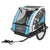 Trailers Sunlite Sunlite Hard Shell Deluxe Trailer Tot  Steel Alloy 100lbs Black/Blue/Grey Black 28.7` x 23.6` x 24.4` Dark Slate Gray