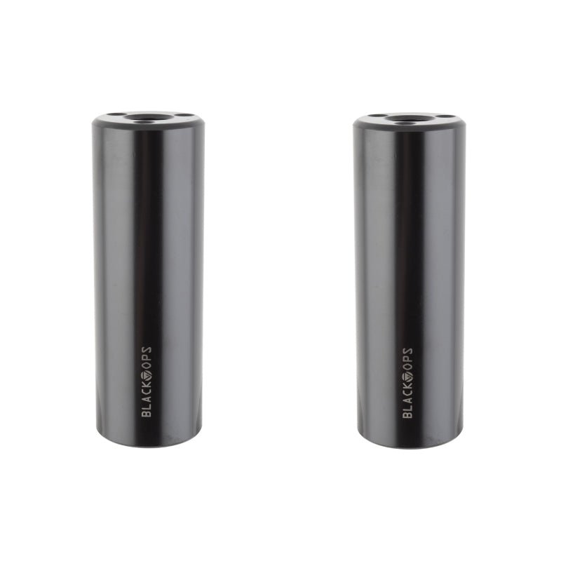 Axle Pegs Black ops Black ops Brinck Axle Pegs 14mm - 3/8` Black 35mm Chromoly Slate Gray