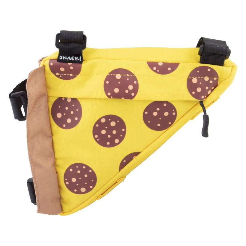 Bags Snack! Snack! Pizza Frame Bag Velcro Straps 10.8x1.92x7.48` 63.55 c.i. Pizza Sandy Brown