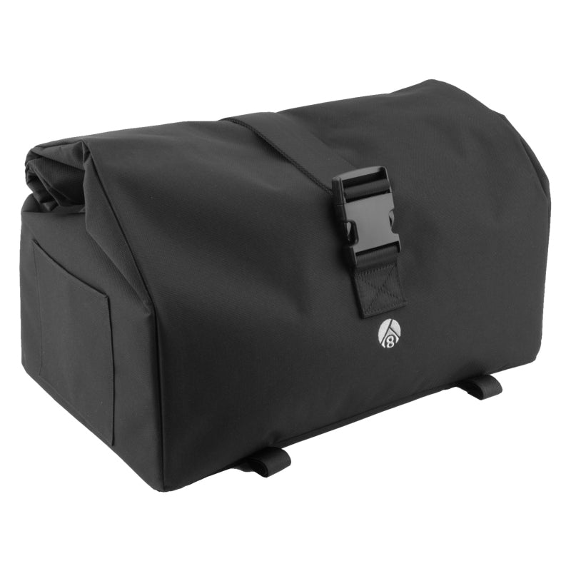 Bags Origin8 Origin8 Rush Messenger Flat Rack Pack Velcro Straps 18.2`x11.2`x19` 3800 c.i. Black Dark Slate Gray