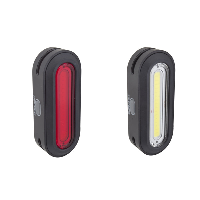 Kryptonite Avenue F-100 & R-50 Set Black 6F/6R Combo Rubber Strap USB 100/50