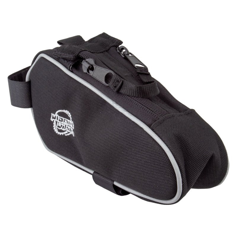 Top Tube & Down Tube Packs Planet Bike Planet Bike Snack Sack Top Tube/ Stem Bag: Black Dark Slate Gray