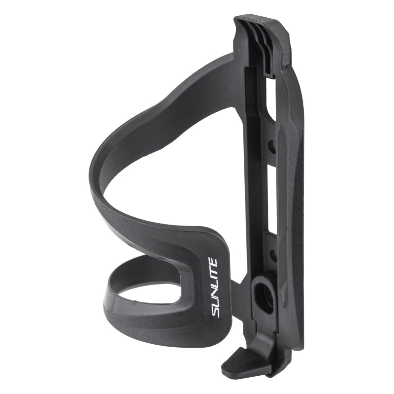 Hydration Sunlite Sunlite Flipper Side Load Water Bottle Cage Universal Side Load Composite Black Braze-on Dark Slate Gray