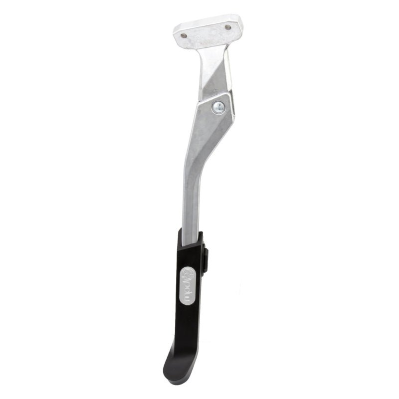 Kickstands Portland Design Works Portland Design Works Power Stance Rear Mount Adjustable Kickstand 40mm Spacing Silver Gray