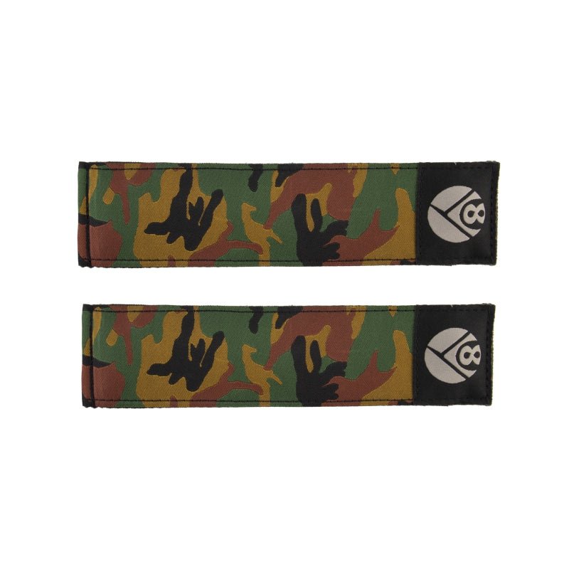 Pedals Origin8 Origin8 Pro Grip II Foot Straps  Jungle Camo Dark Slate Gray