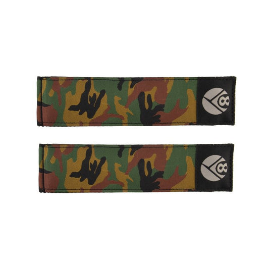 Pedals Origin8 Origin8 Pro Grip II Foot Straps  Jungle Camo Dark Slate Gray