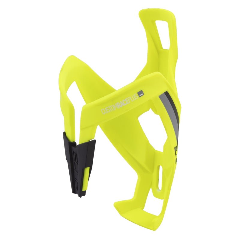 Water Bottle Cages Elite Elite Custom Race Plus Cage - Yellow/Black Green Yellow
