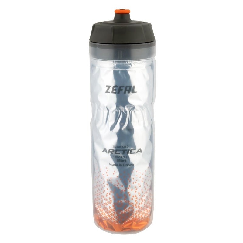 Hydration Zefal Zefal Arctica Insulated Silver/Orange 25oz Light Gray