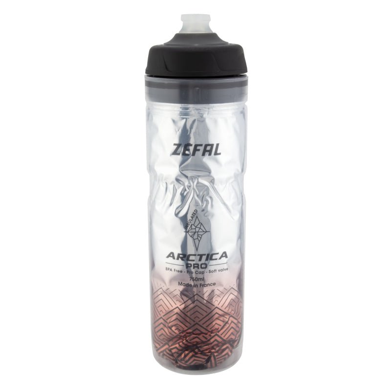 Hydration Zefal Zefal Arctica Pro Insulated Polypropylene Silver/Red 25oz Light Gray