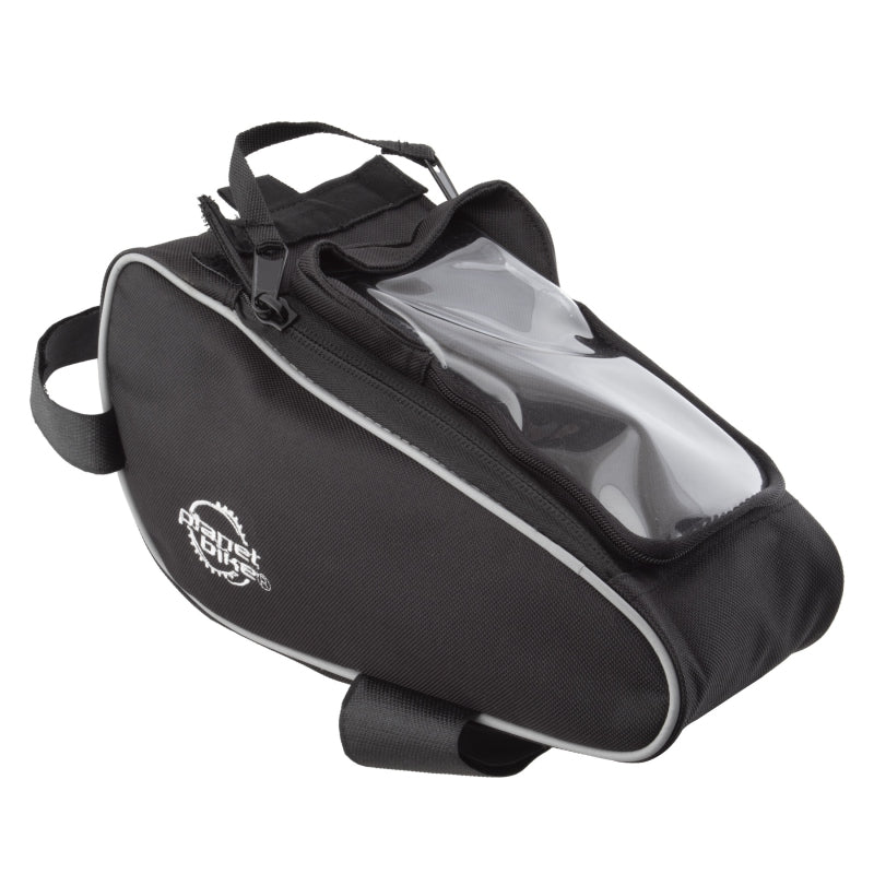 Top Tube & Down Tube Packs Planet Bike Planet Bike Lunch Box Top Tube/Stem Bag - 74 Cu In Black Dark Slate Gray