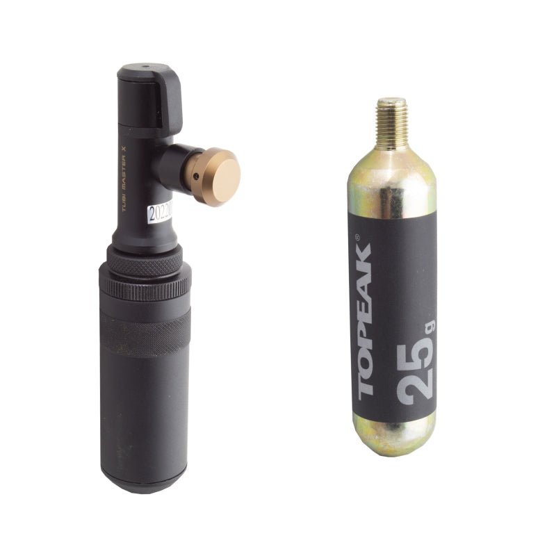 CO2 Inflators/Cartridges Topeak Topeak Tubi Master X CO2 Repair Kit - 25g Dark Slate Gray