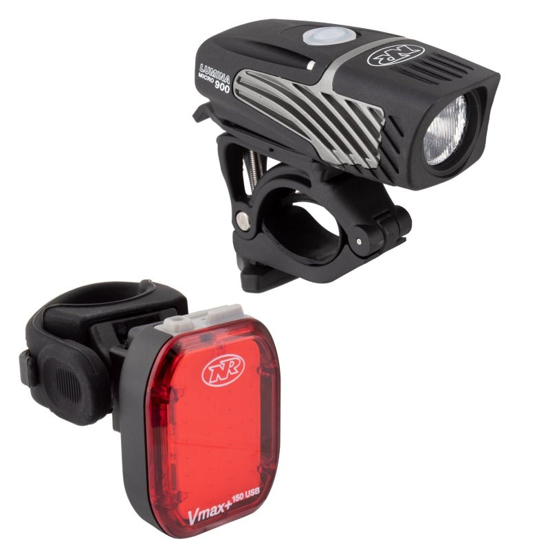 Lights NiteRider NiteRider Lumina Micro 900/Vmax+ Headlight/Taillight Set Dark Slate Gray
