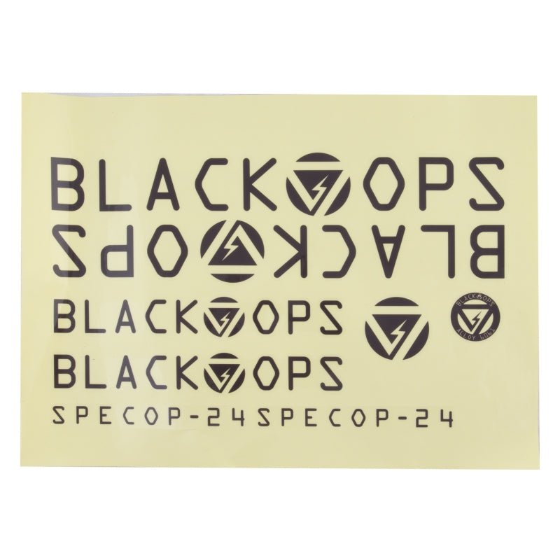 Black ops Decals ( ) - Dragonspine Cycling