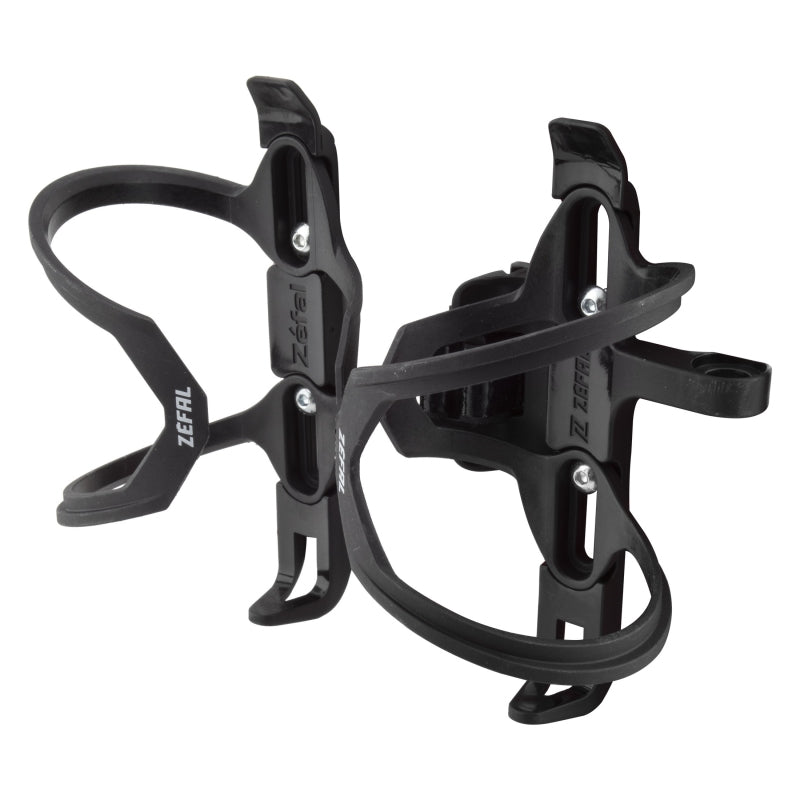 Hydration Zefal Zefal Tri Bottle Cage Set Universal Side Load Fiber Glass Composite Black Seat Rail Dark Slate Gray