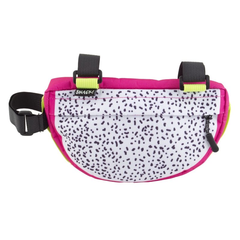 Bags Snack! Snack! Dragon Fruit Frame Bag Velcro Straps 8x5x1.5` 60 c.i. Dragon Fruit Light Gray